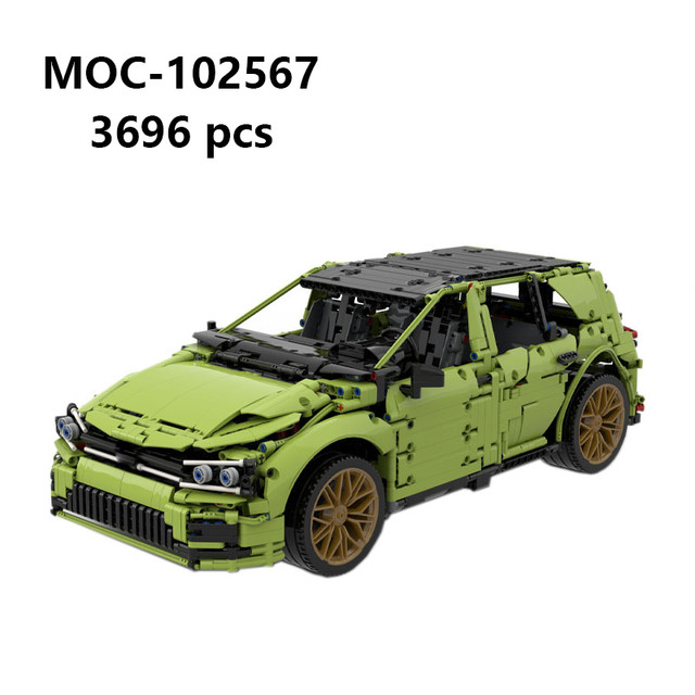 42115 Classic Set Is Compatible with New MOC-102567 Super Golf R